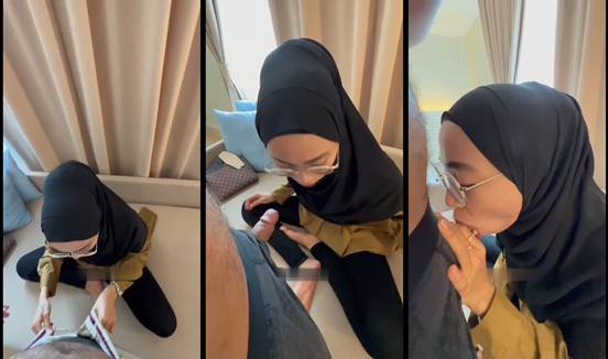 Drbokep jilbab kacamata malay suka blowjob